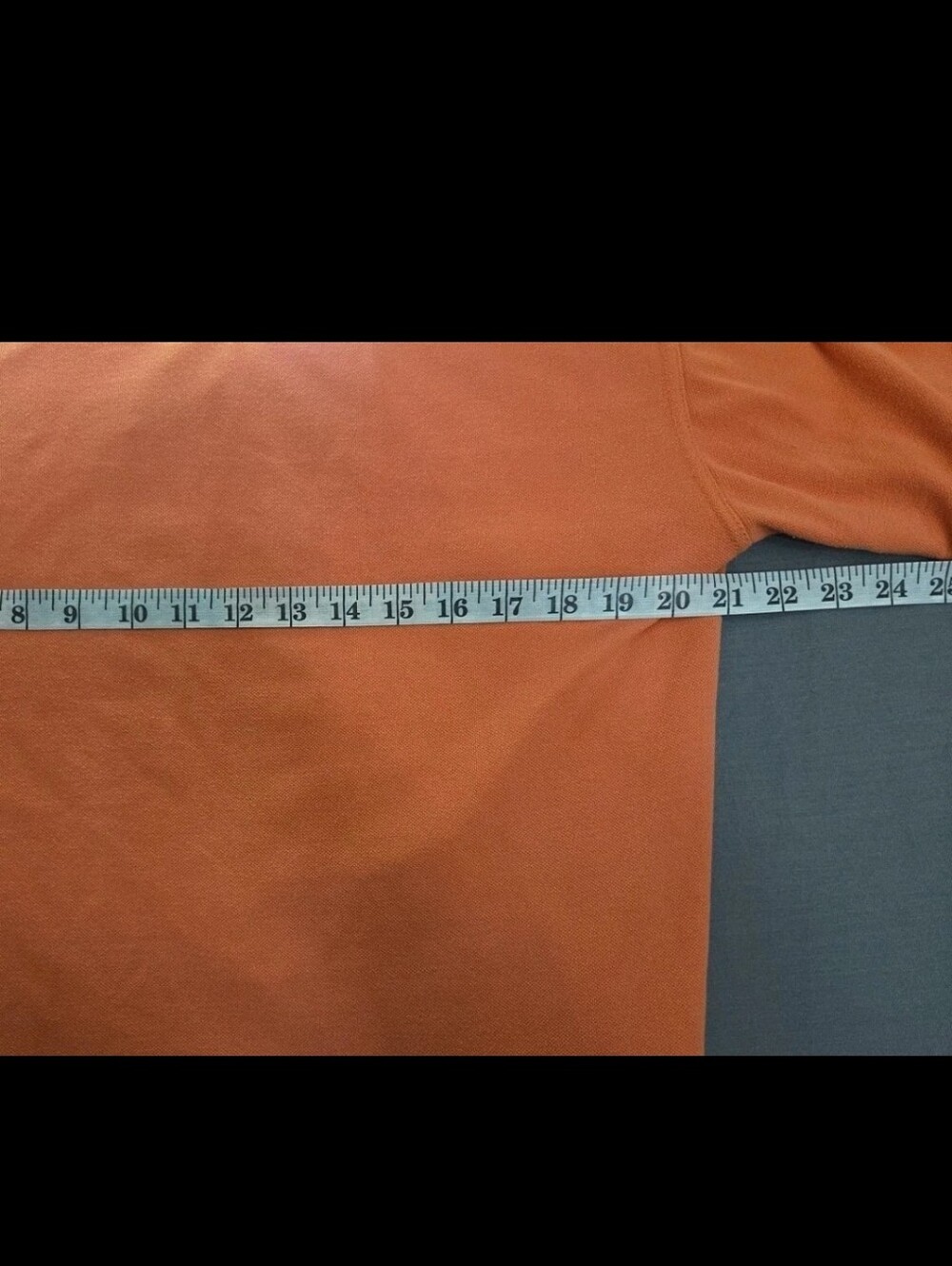 Tommy Hilfiger Pique Polo Shirt Mens XL Orange Coral Short Sleeve Y2K - Picture 8 of 8